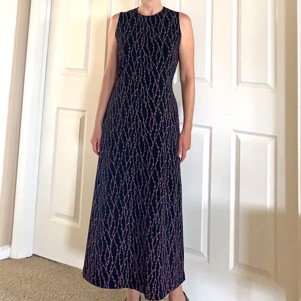 **SOLD**Vintage Ronni Nicole Sleeveless Maxi Dress M/8